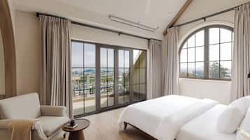 Suite ejecutiva, 1 cama de matrimonio, bañera de hidromasaje | Minibar (con algunos artículos gratuitos) y caja fuerte