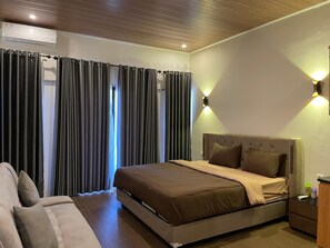 Chambre Deluxe double, patio, vue sur la montagne | Bureau, accĂšs au Wi-Fi (inclus)