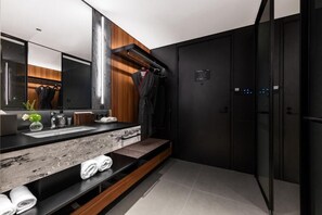 Superior-Doppelzimmer, Stadtblick | Badezimmer