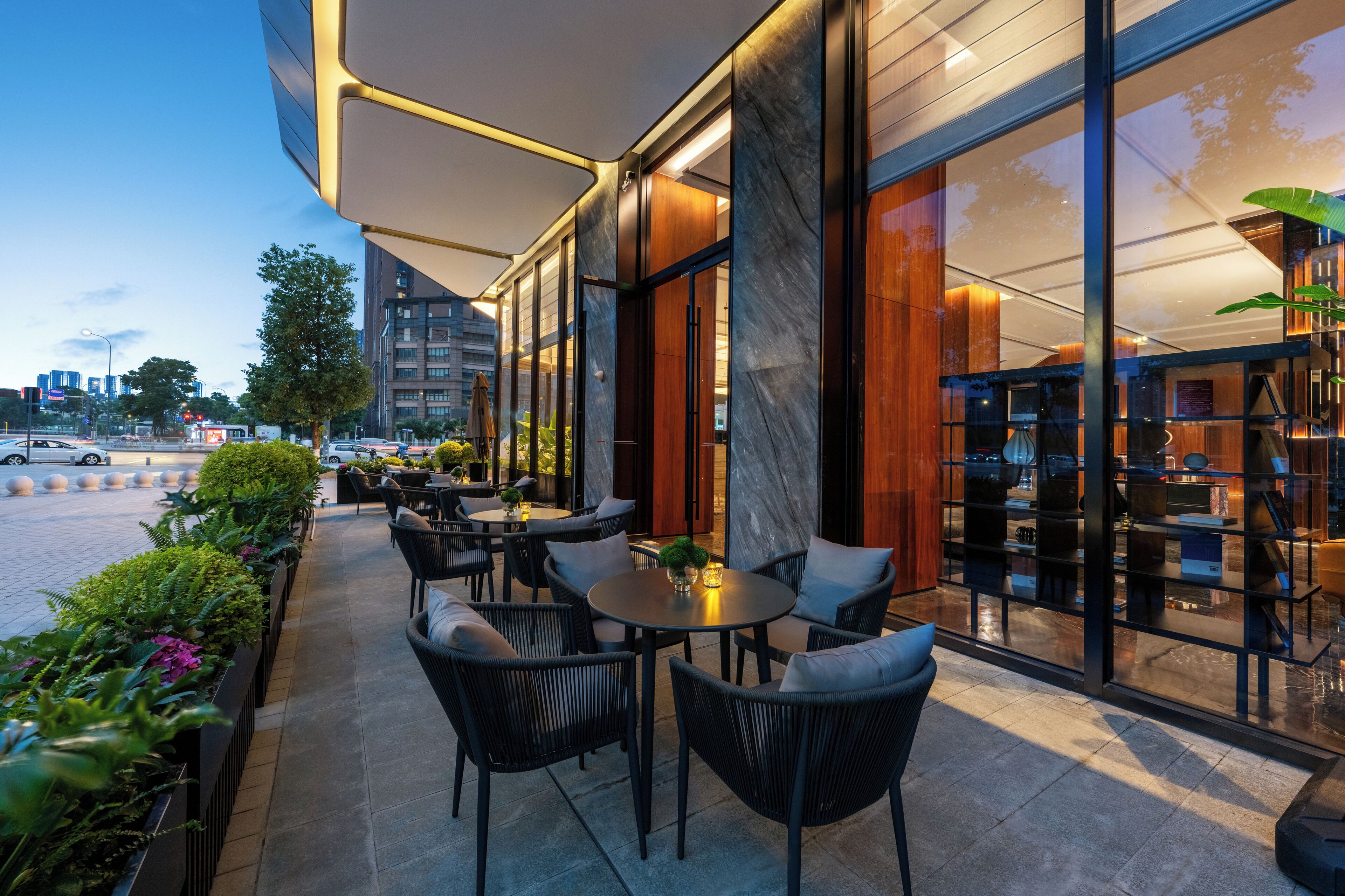 Lobby sitting area