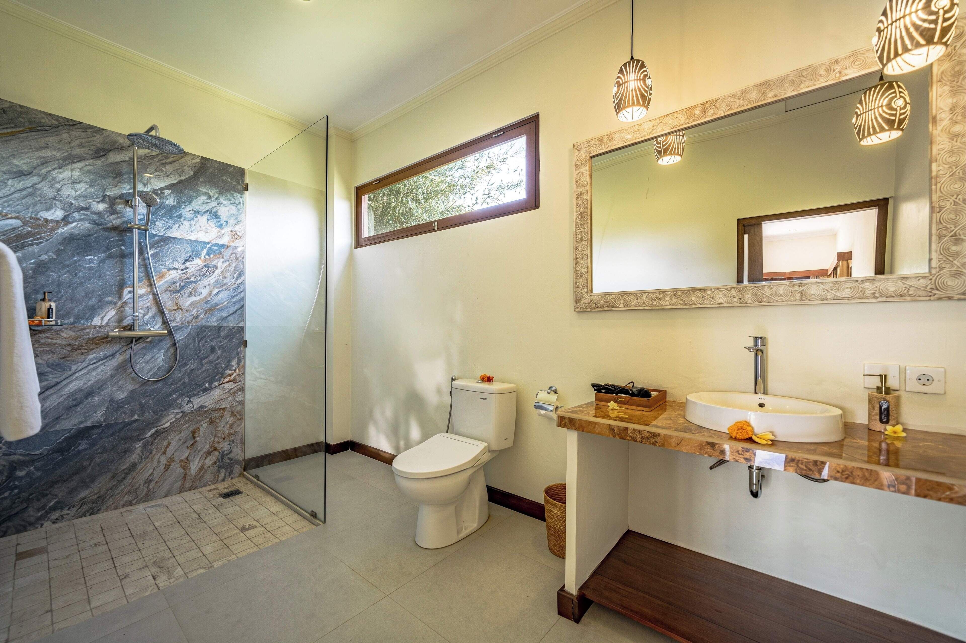 Villa, 2 Schlafzimmer, eigener Pool, Poolblick | Badezimmer | Bademäntel, Bidet
