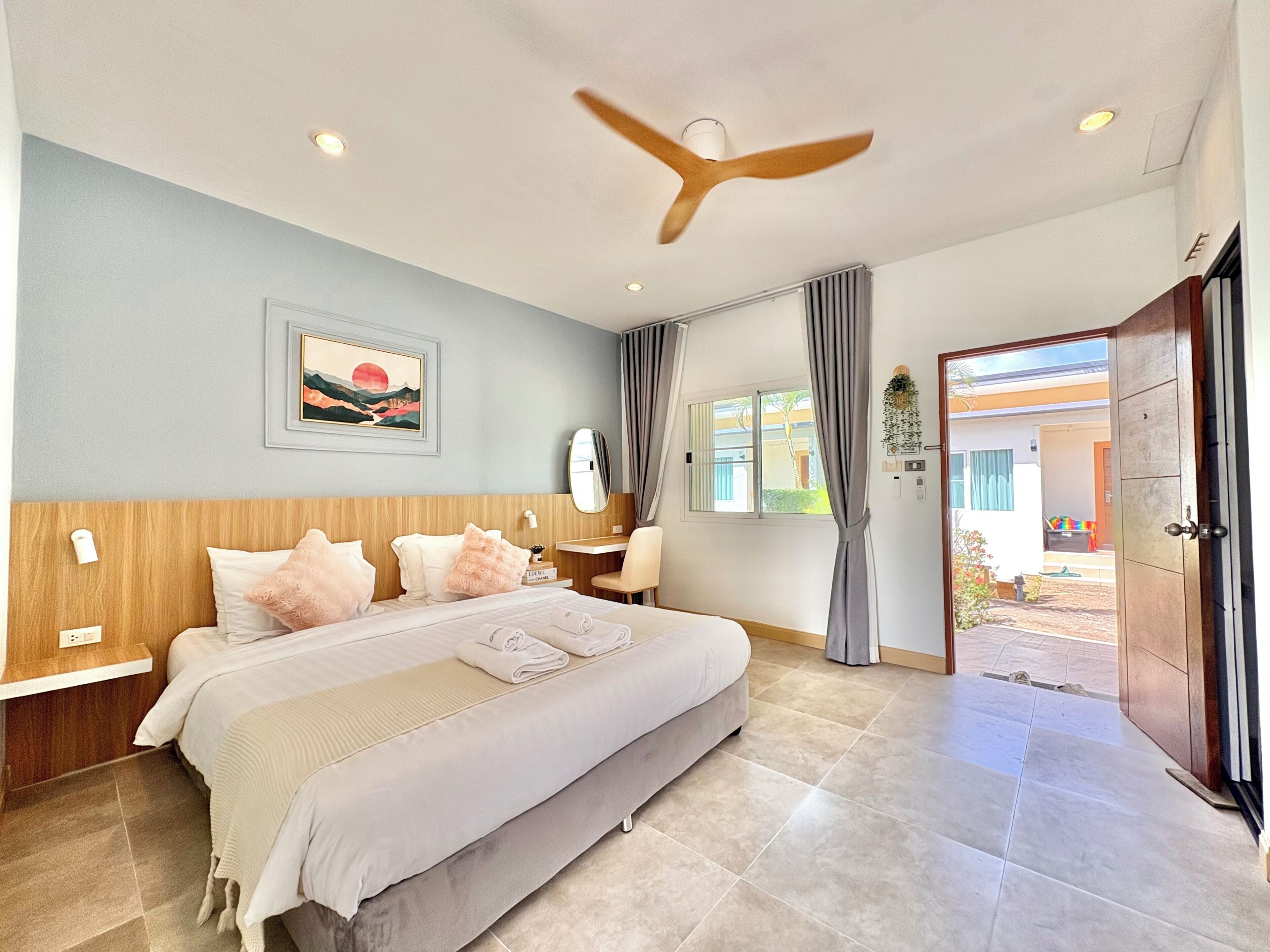 Horizon House | Wi-Fi de cortesia, roupa de cama
