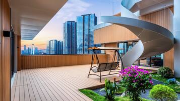 Terrasse sur le toit