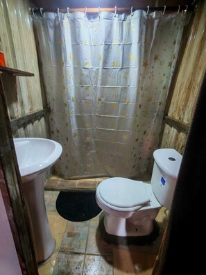 Towels, soap, toilet paper
