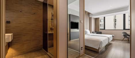 Chambre avec lits jumeaux, vue ville