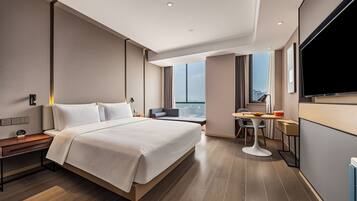 Basic Double Room, City View | Desk, laptop workspace, iron/ironing board, free WiFi