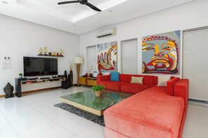 Living area - 3 Bedrooms Private Pool Villa (Tambon Rawai)