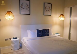 Iron/ironing board, WiFi, bed sheets - Seaside 2BR Escape in Al Reem (Abu Dhabi)