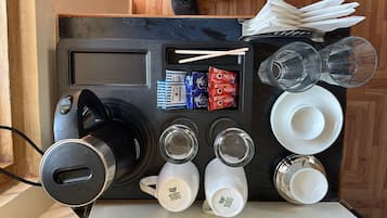 Deluxe Double Room, Balcony | Coffee and/or coffee maker