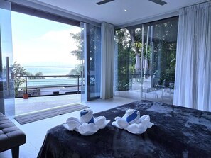 Iron/ironing board, internet, bed sheets, wheelchair access - Suite 1  Ocean Jungle Pool View Hotel VOS (Manuel Antonio)
