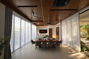 Dining - Luxurious 4BR Villa With Pool Gym Sauna Workspace (Rawai)