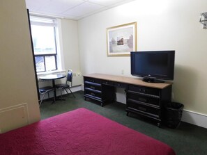Desk, laptop workspace, free WiFi