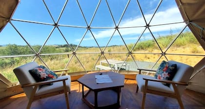 Rustic Glamping Dome in a Rural Setting near Waipu, North Island