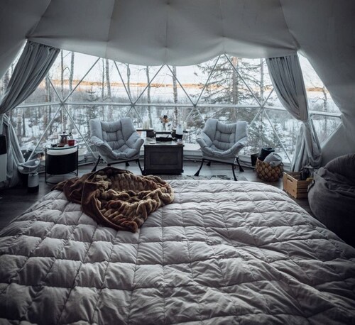 Amazing Bubble Dome in Cherhill, Alberta