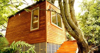 Quiet Private Cabin with Forest Spa Escape Near Bushland | Queenstown, New Zealand