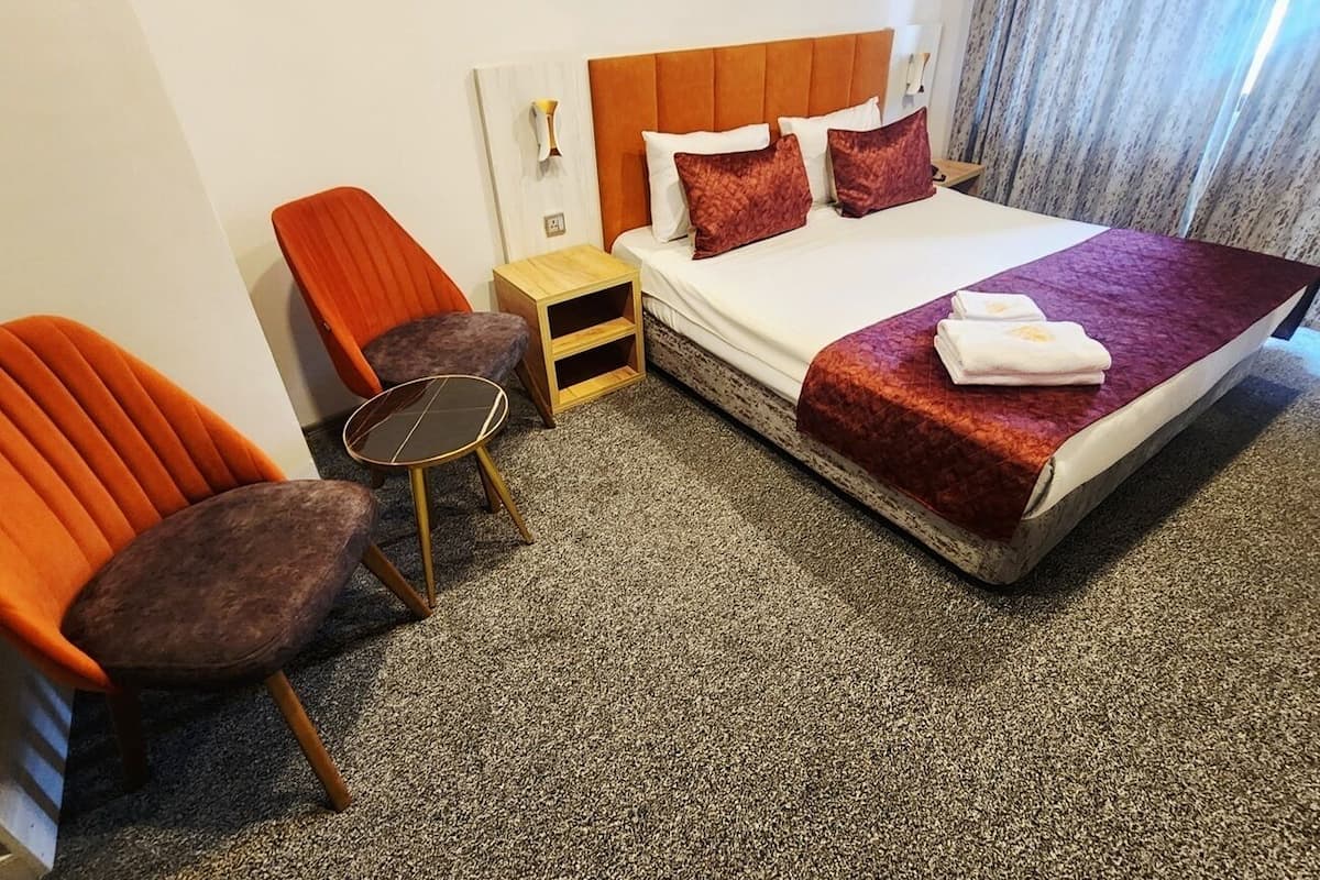 Economy Double Room | Premium bedding, desk, laptop workspace, soundproofing
