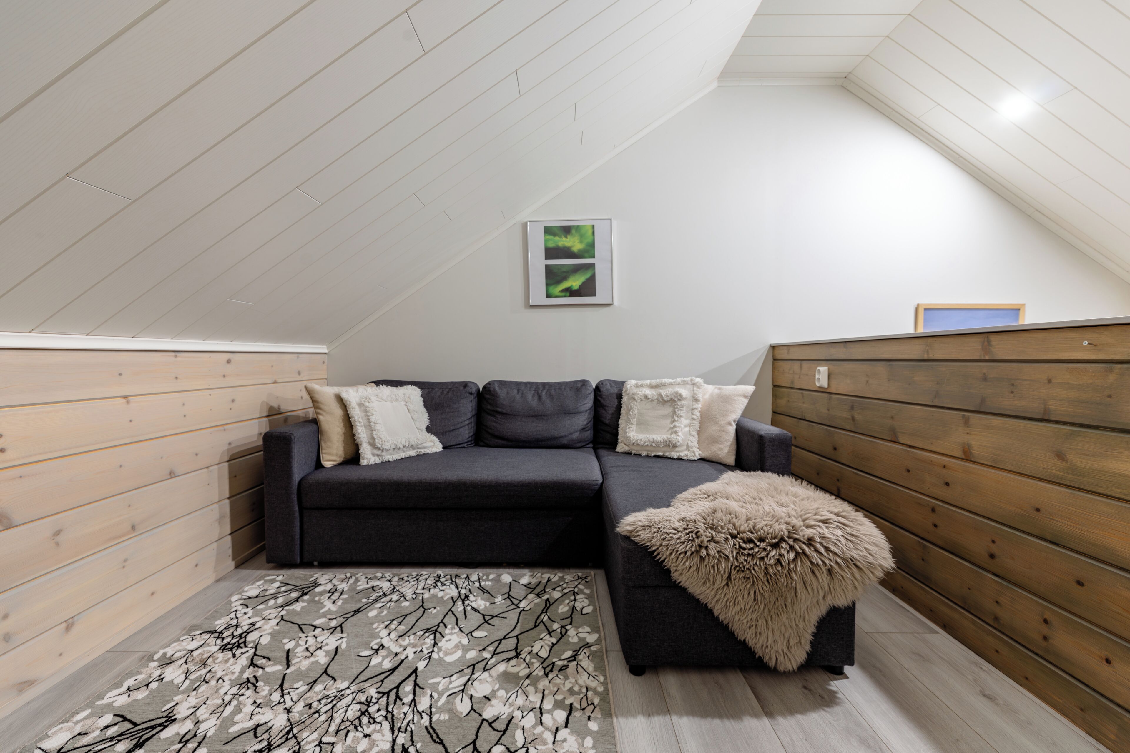 Standard-paritalo, 3 makuuhuonetta, sauna, rinteen puolella | Oleskelualue