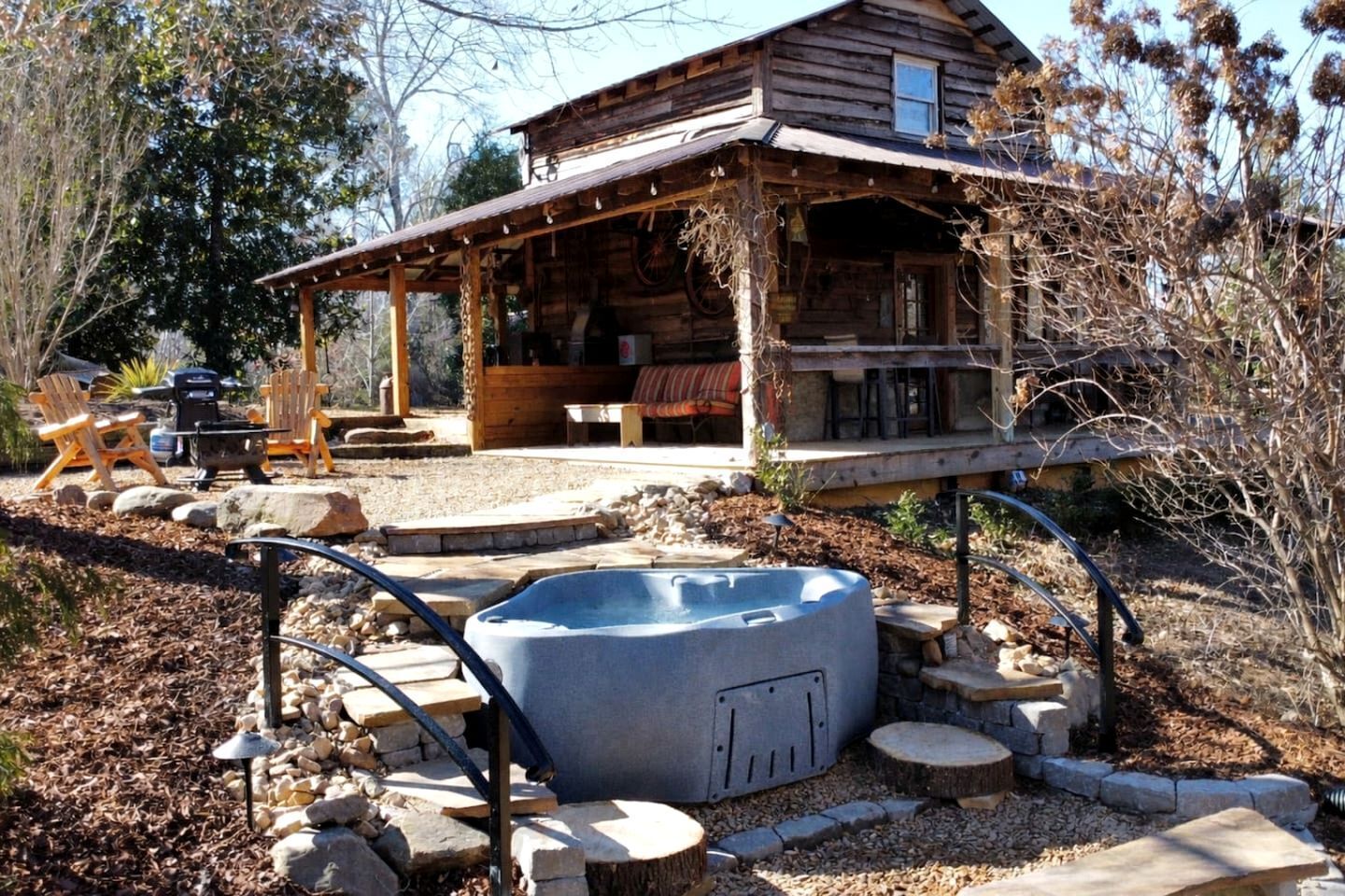 Bain à remous extérieur