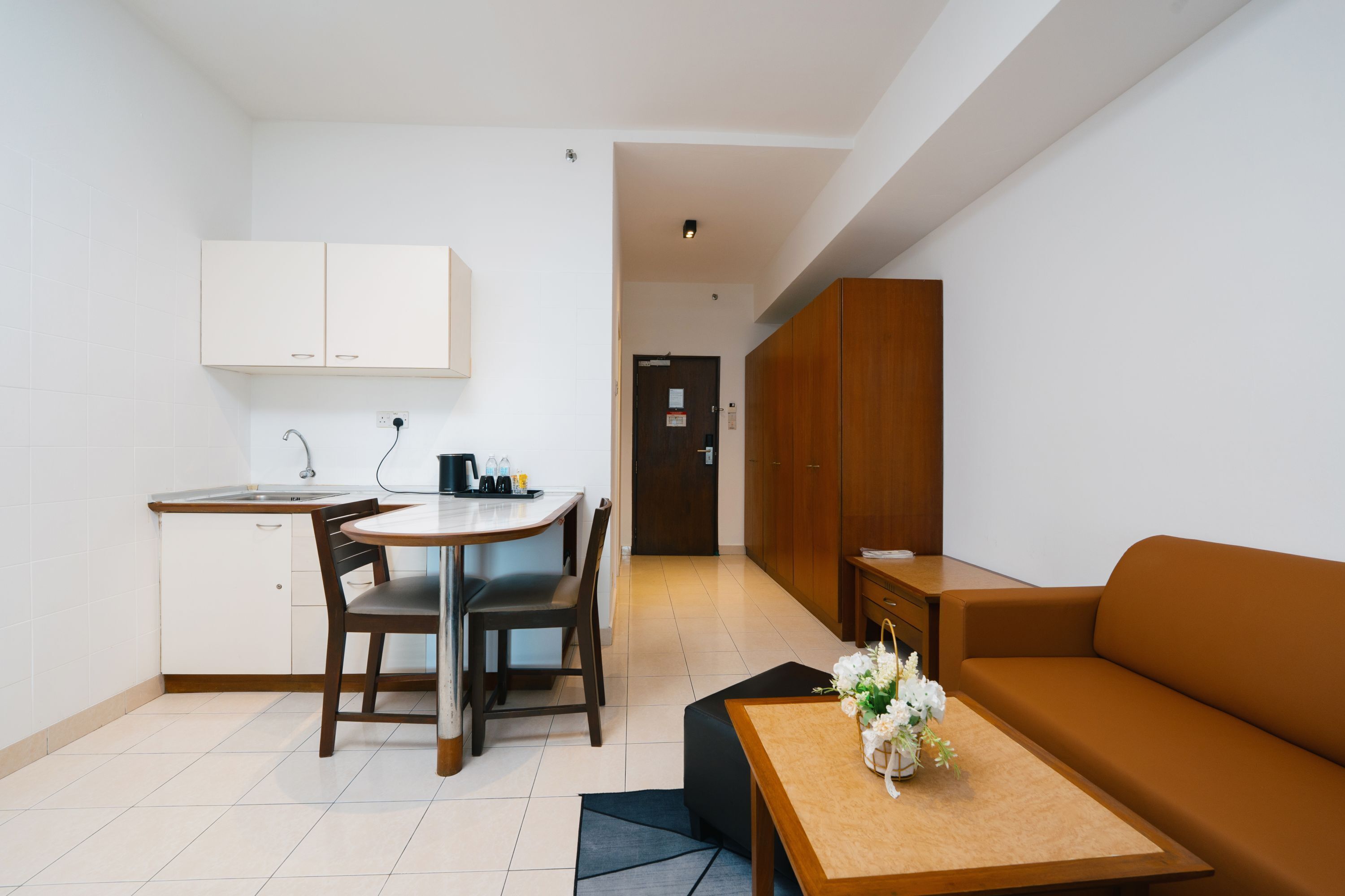 Standaard eenpersoonskamer, uitzicht op stad | Interieur