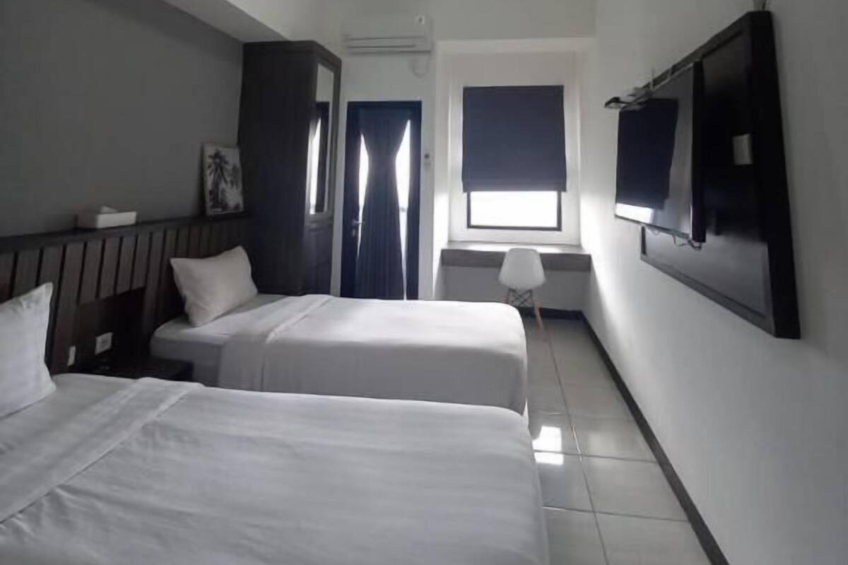 Deluxe Twin Room, 2 Katil Bujang (Single), Balcony, Mountain View | Wi-fi percuma 