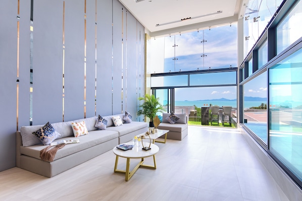 House, Balcony, Sea View | Living area | LED TV