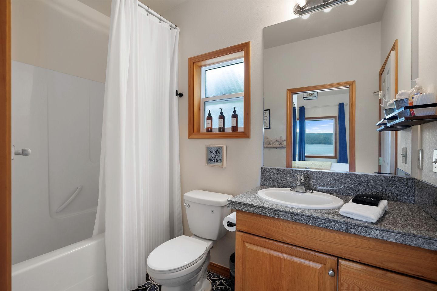 Hair dryer, towels