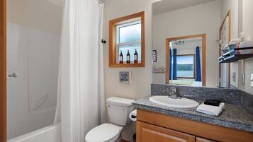 Hair dryer, towels