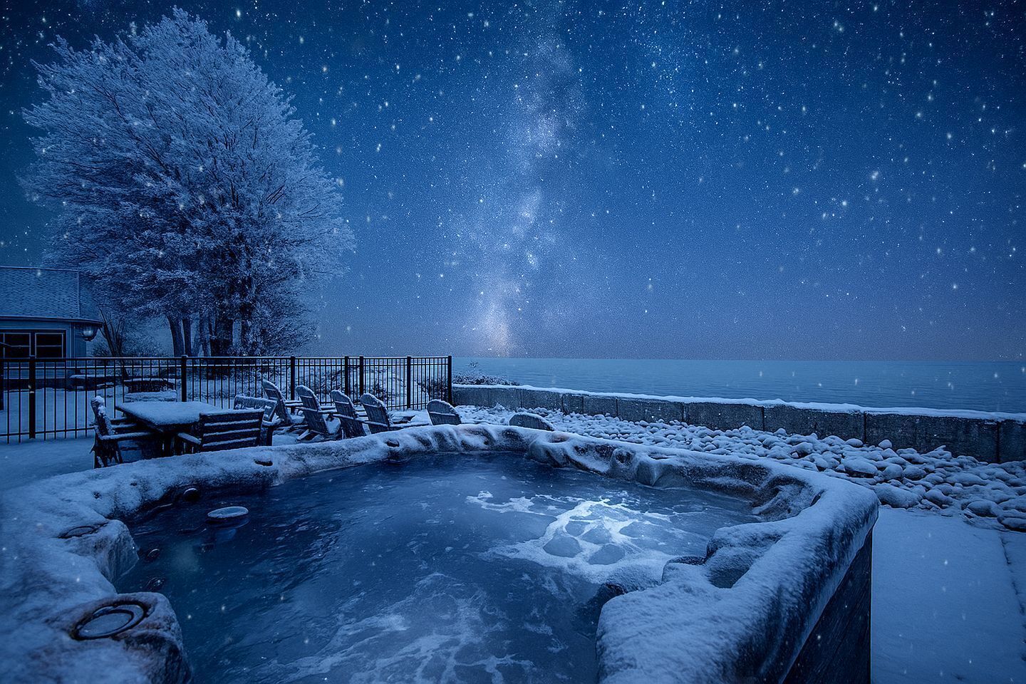 Baignoire à remous extérieure