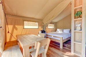 Unclassified image, 4 of 22, button - Johnson City Safari Glamping Tent on a Working Winery, Perfect for an Escape for Wine Lovers (Johnson City)