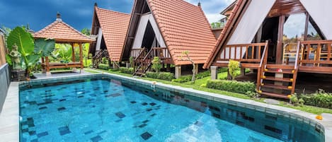 Double Room, Balcony, City View | Pool