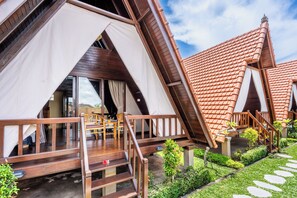 Double Room, Balcony, City View | Exterior - lumbung sari villa ubud  (Ubud)