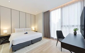Superior Suite, City View | In-room safe, desk, laptop workspace, blackout drapes - Nobel Longevity and Wellness Retreat (Bangkok)