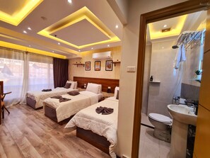 Superior Triple Room, City View | Bathroom | Separate tub and shower, free toiletries, hair dryer, towels - tourist hotel cairo downtown (cairo)