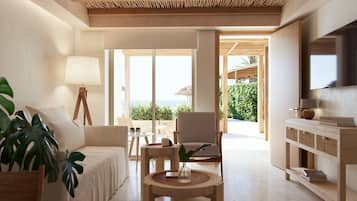 Veranda Suite with Pool View | Living area