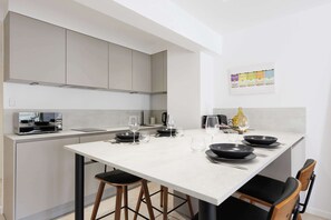 Dining - Quartier Carlton 3 rooms South with terrace (Cannes)