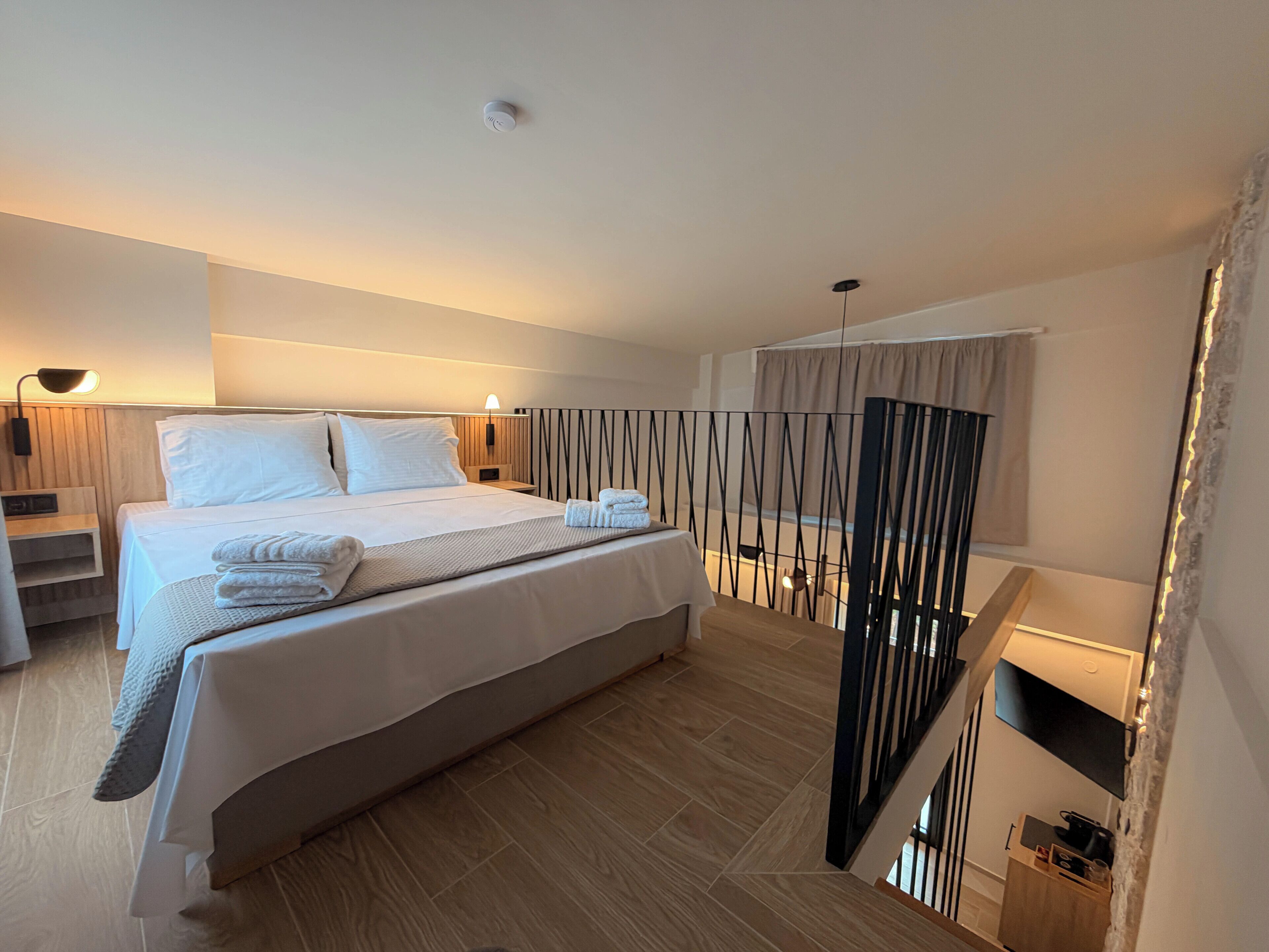 Minibar, draps fournis