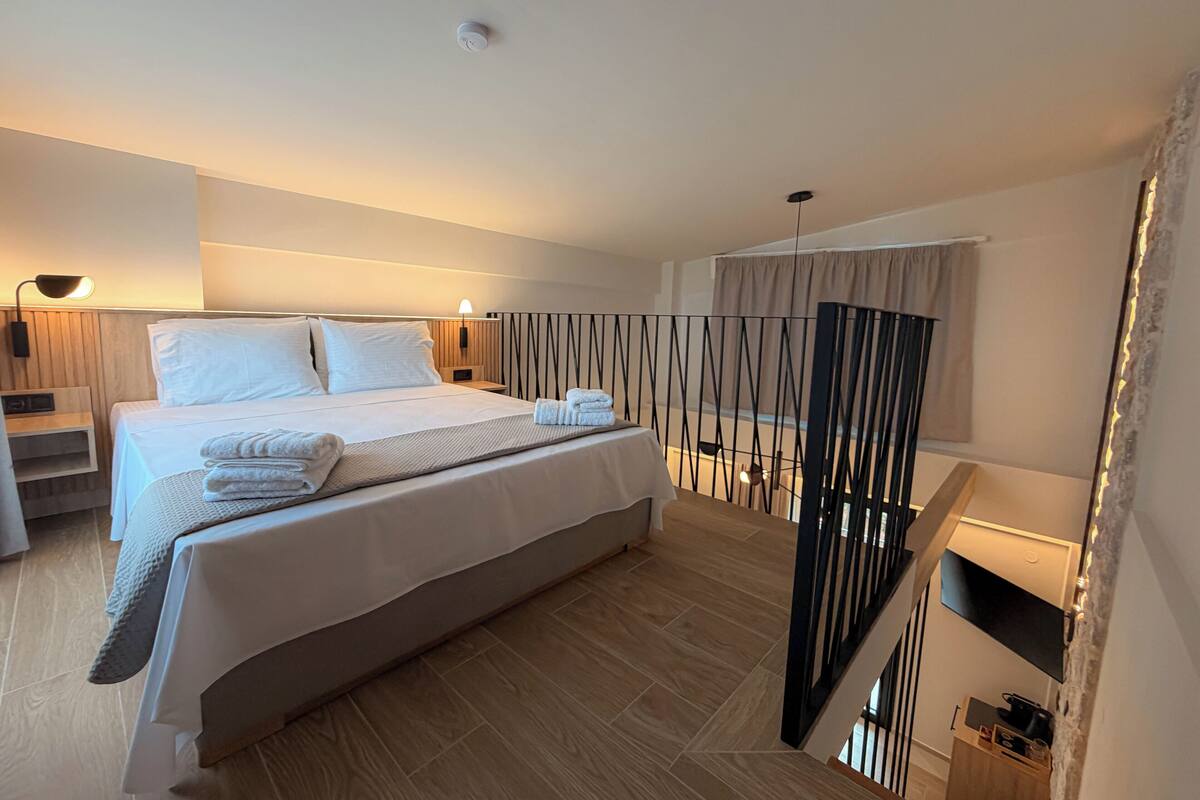 Minibar, draps fournis