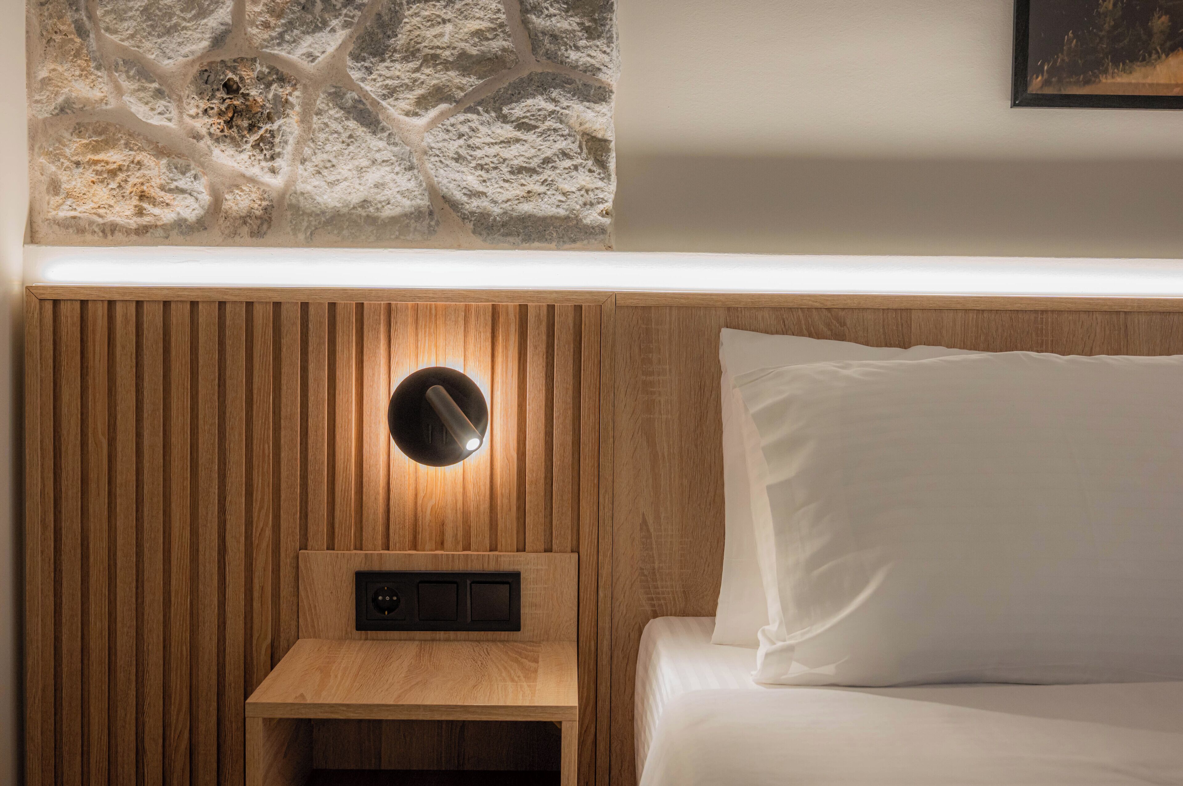 Minibar, draps fournis