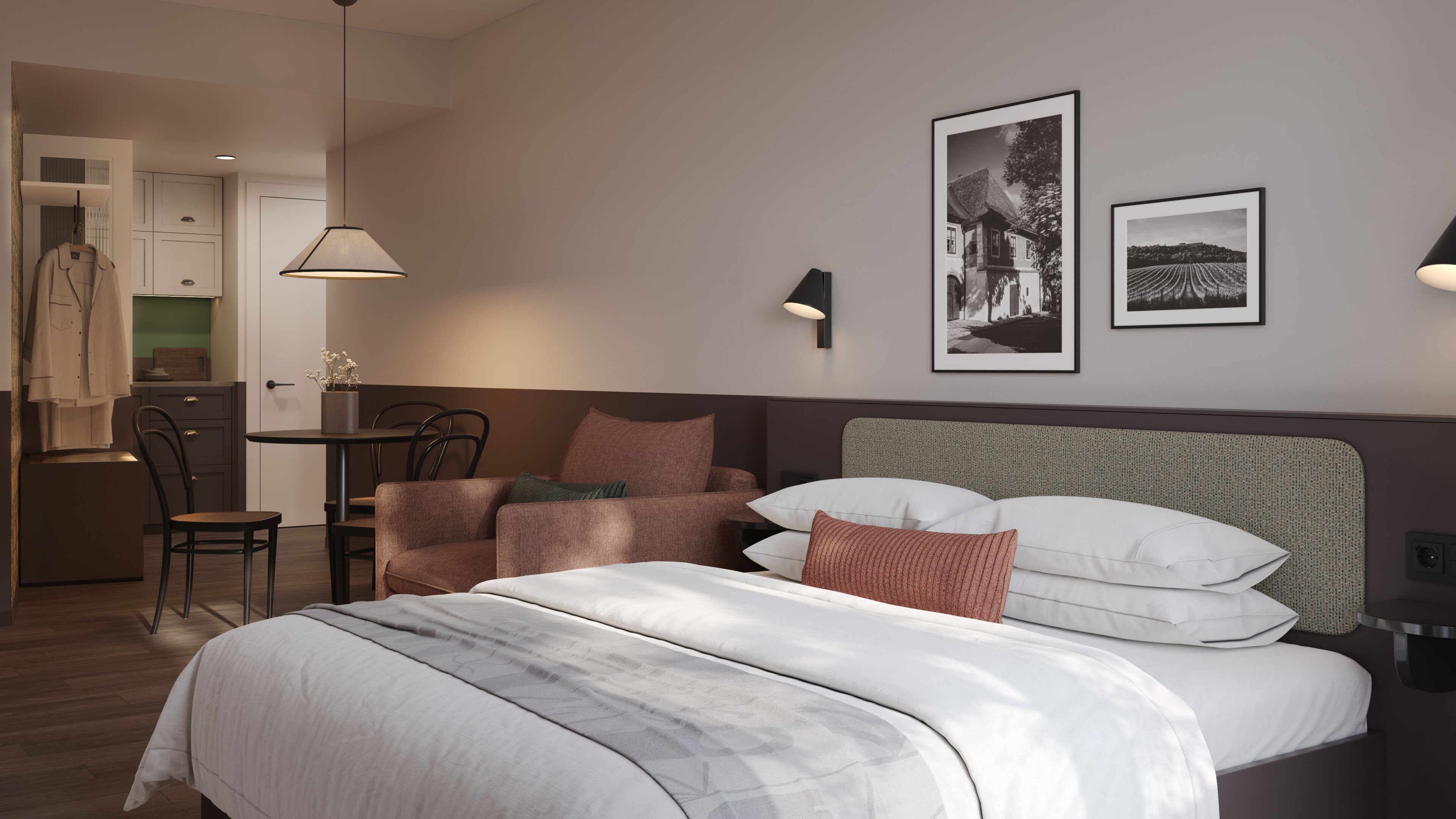 Standard Studio - Lower Ground | Desk, laptop workspace, iron/ironing board, free cots/infant beds