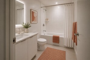 Superior Room | Bathroom | Free toiletries, hair dryer, towels, soap - Millen Urban Suites (Toronto)