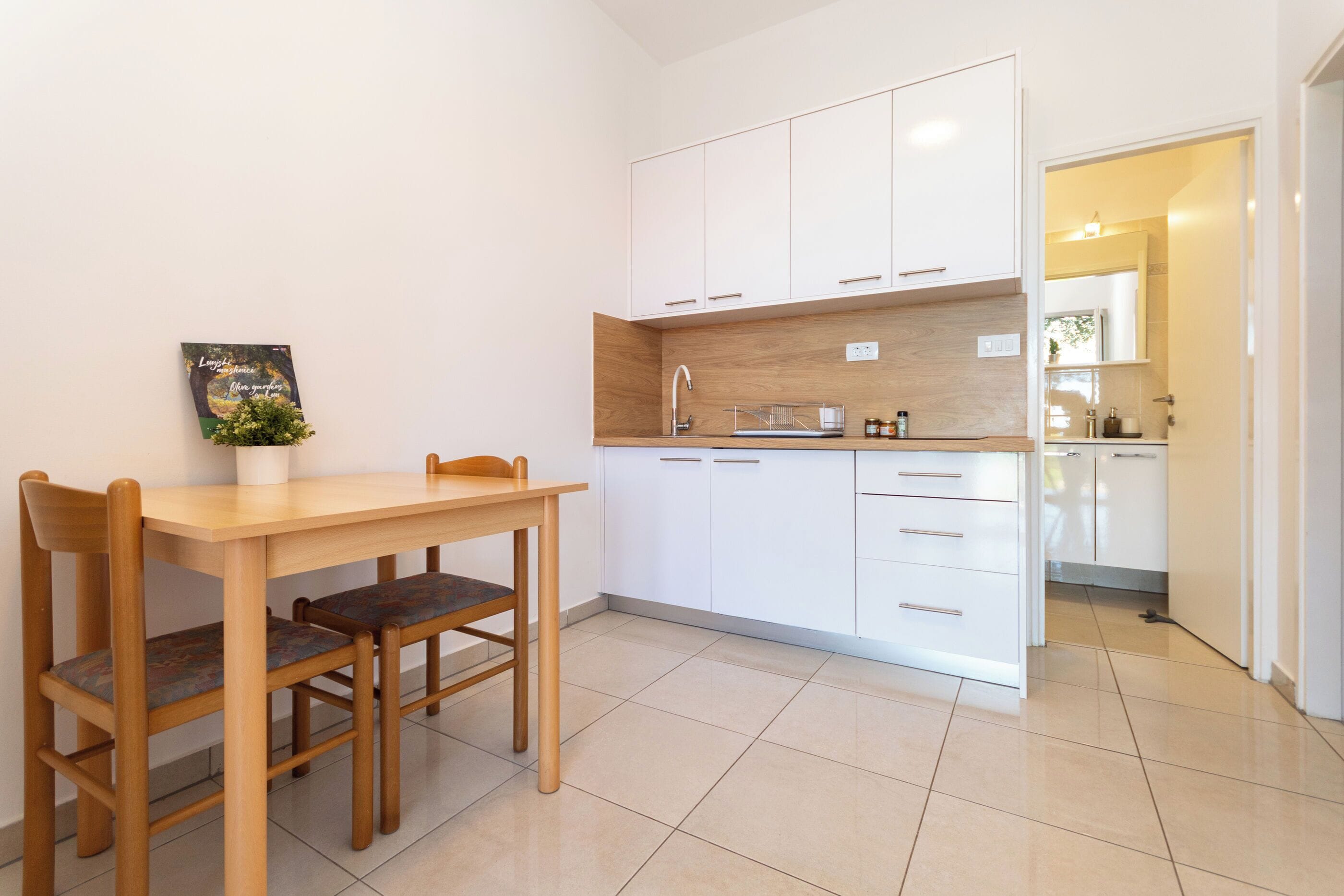 Appartement (A1) | Cuisine privée | Mini réfrigérateur, plaque de cuisson