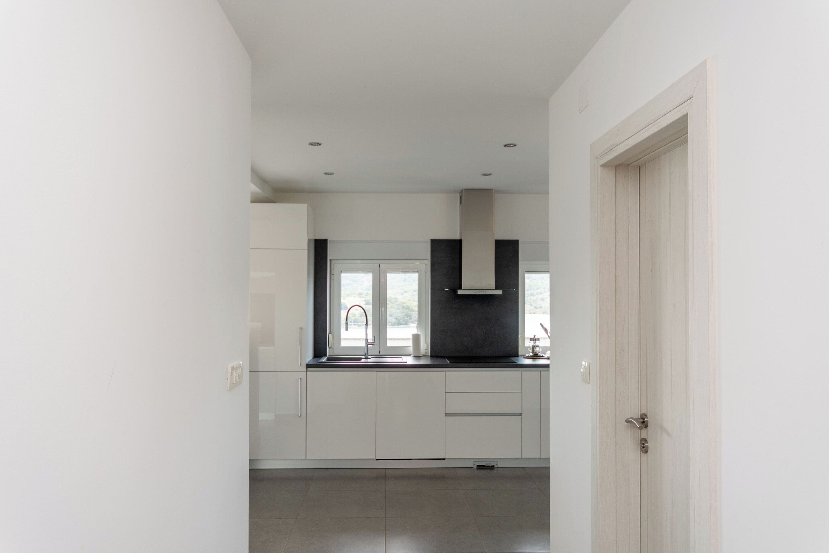 Apartment (A2) | Private kitchen | Fridge, microwave, oven, stovetop