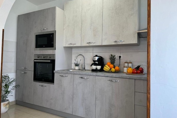 Apartment (A1) | Private kitchen | Espresso maker, fridge, microwave, oven