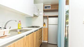 Apartamento (A1) | Cozinha privada | Geladeira, fogão, cooktop, lava-louças