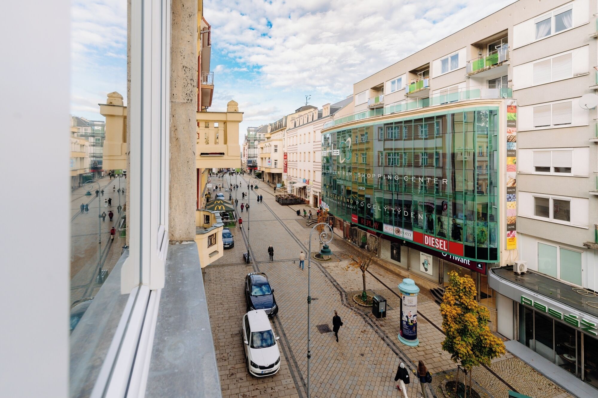 Blick auf die Straße