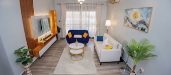 2-bedroom apartment in peaceful Kampala with AC for relaxing stays