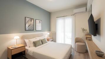 Luxury-Apartment, Balkon, Stadtblick
