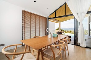 Dining - D1 Brand New Villa 3BR Best SeaView DAO-1 Panda (Bophut, Koh Samui)