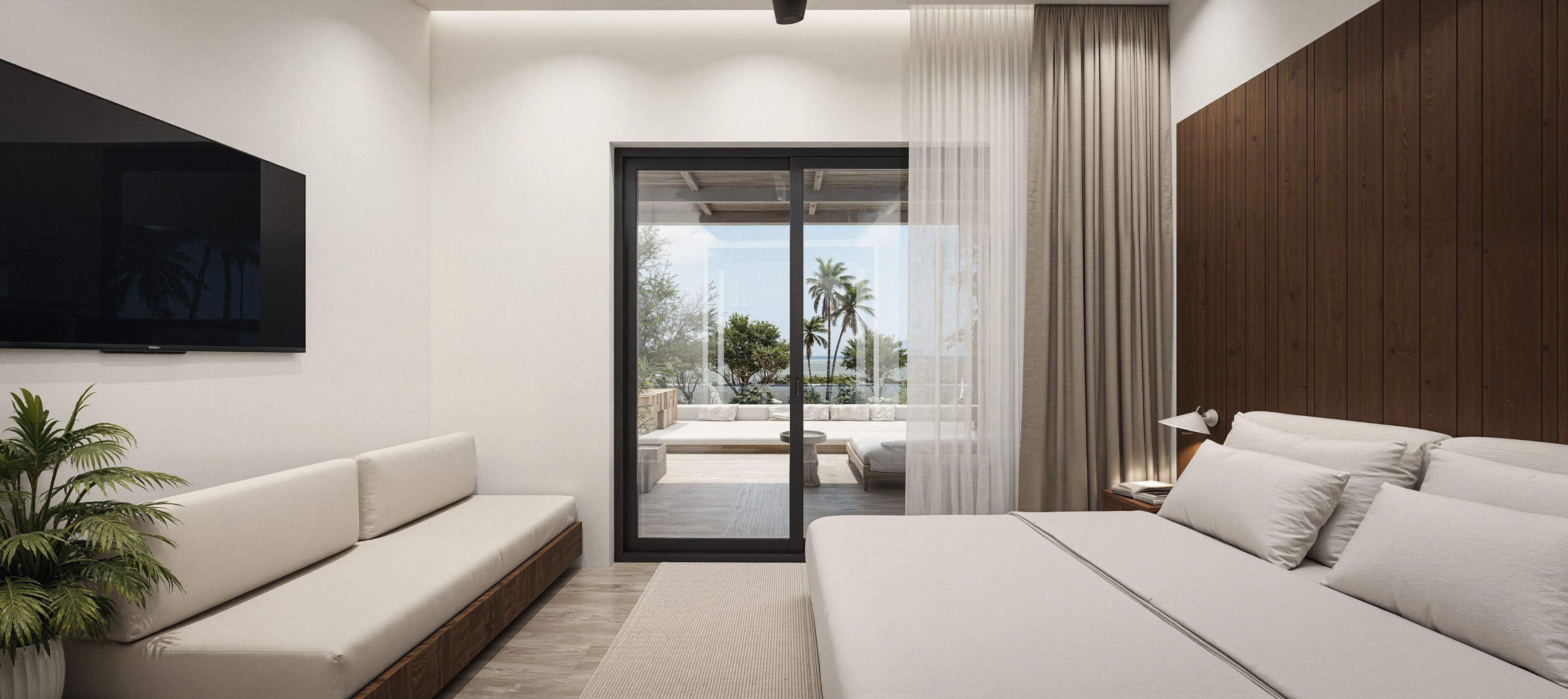 ห้องจูเนียร์, ระเบียง, วิวสวน | บริเวณนั่งเล่น | เครื่องพิมพ์