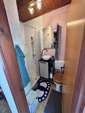 Shower, hair dryer, towels, soap - Cozy Chalet in Mriborsko Pohorje with AC comfort (Hoče)